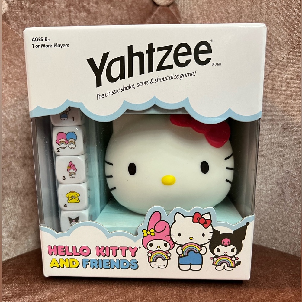Yahtzee Hello Kitty And Friends Dice Game Limited Edition